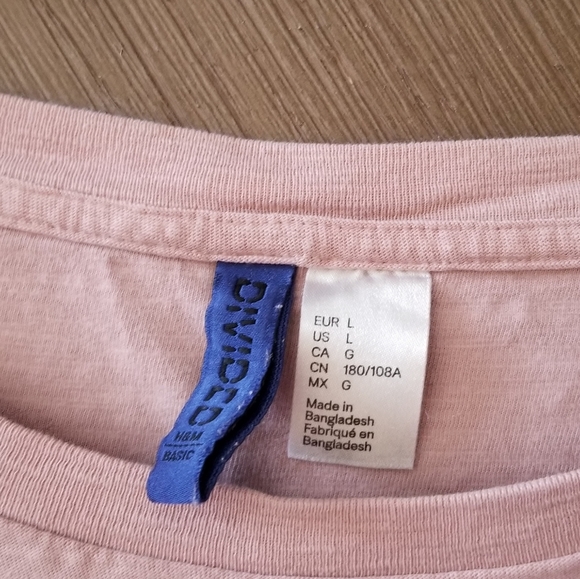 H&M Pocket Tee in Dusty Rose - Picture 4 of 7